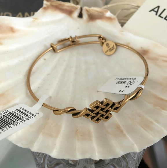 Alex and Ani "Endless Knot" Bangle - Picture 2 of 5